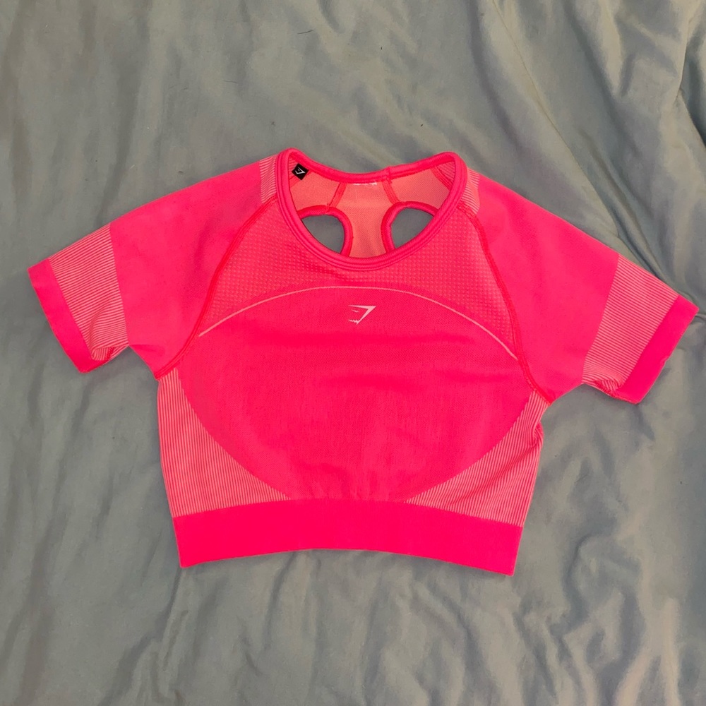 Gymshark Neon Keyhole Crop